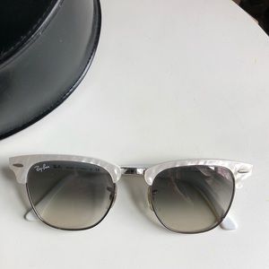 Rayban White Club Master sunglasses